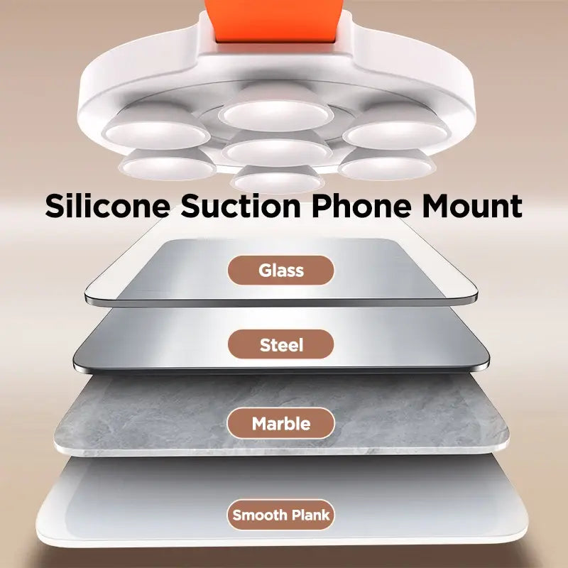 MagSuction™ - Magnetic Silicone Phone Holder with Suction Cup