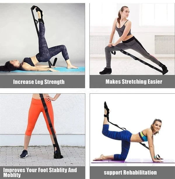 FlexFit™ - Yoga Flexibility Stretching Leg Band