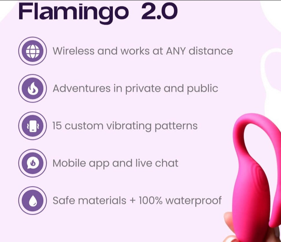 Flamingo Wireless Vibrator