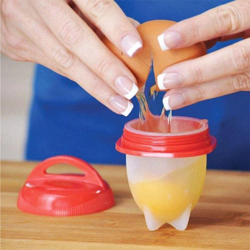 Silicone Egg Set™ - Moeiteloos eieren koken (3+3 Gratis!)