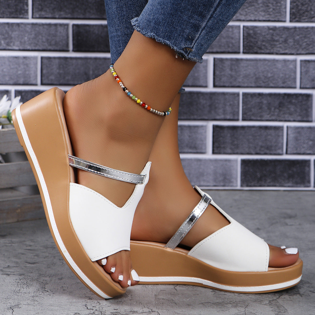 Zomerse Peep-toe sandalen