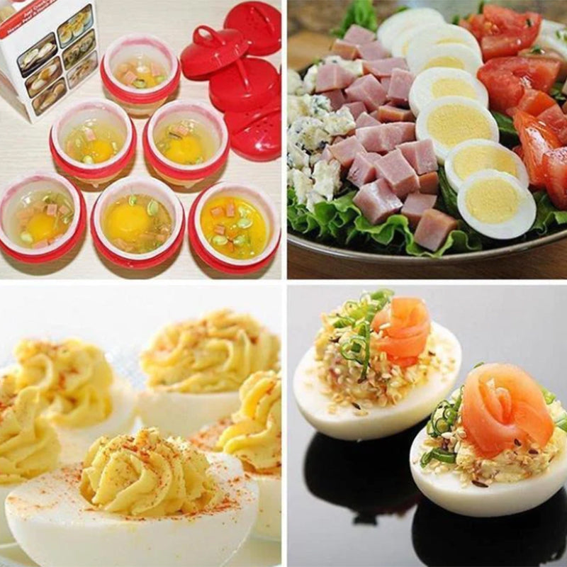 Silicone Egg Set™ - Moeiteloos eieren koken (3+3 Gratis!)