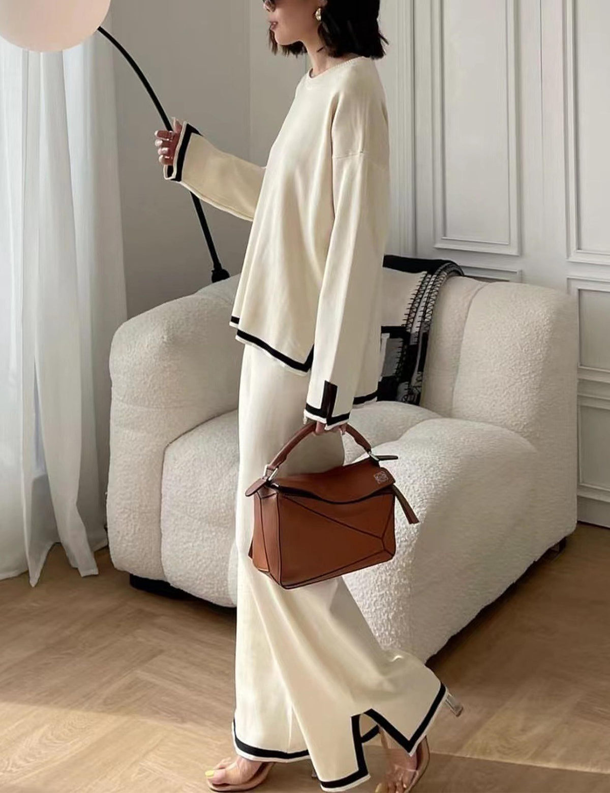 Chique Lounge Knit™ - Elegante elastische stijl