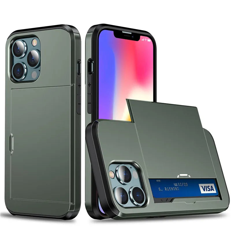 iPhone Wallet™ - Phone case and card holder in one