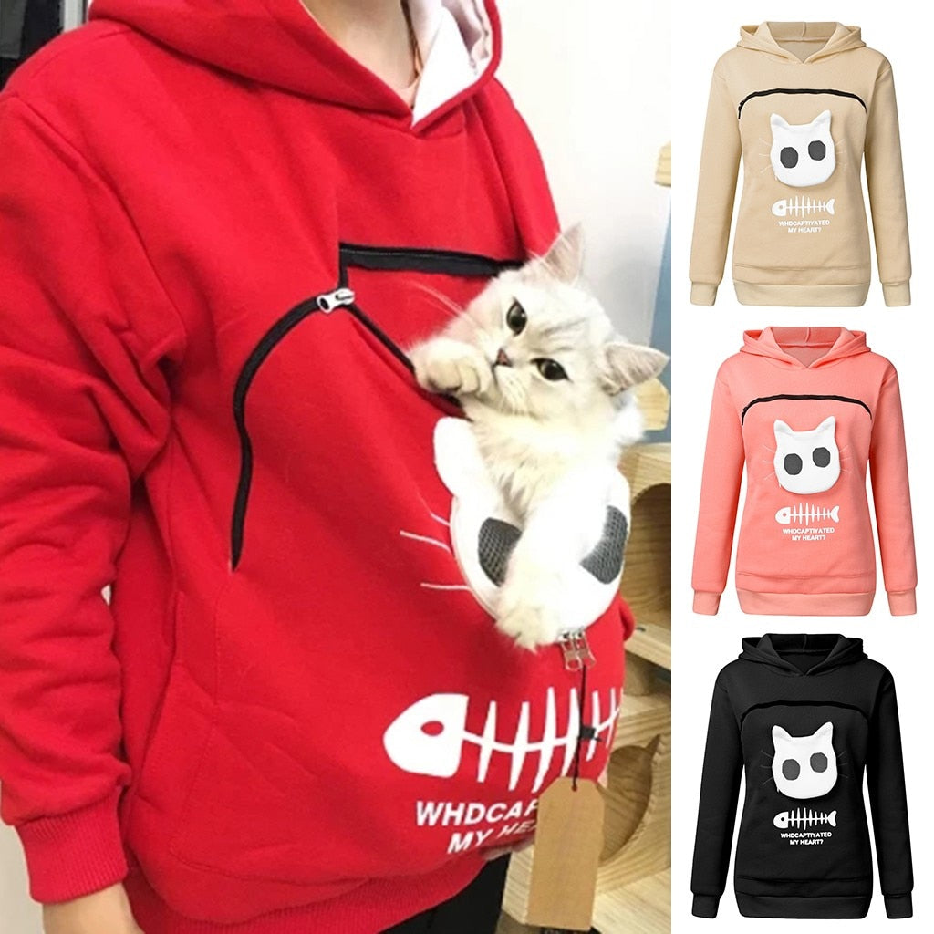 Meow mate Hoodie™ - Knuffeltrui voor kattenliefhebbers