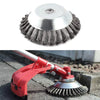 SpinScrub™ - Steel wire wheel weed brush