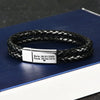 Engraved Leather Men's Bracelet™ - Een perfect gepersonaliseerd cadeau