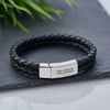 Engraved Leather Men's Bracelet™ - Een perfect gepersonaliseerd cadeau