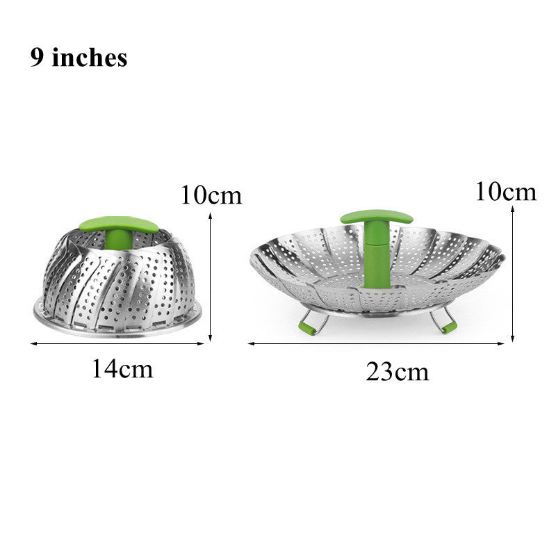 FoldFlex™ - Roestvrijstalen opvouwbare stomer