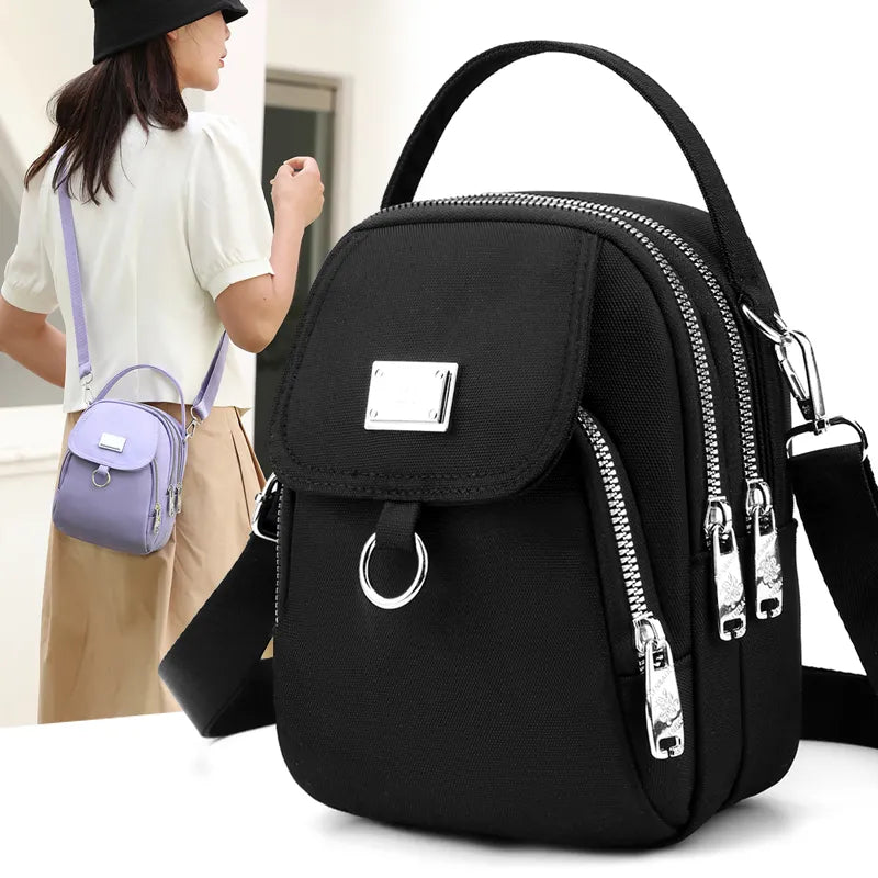 TrioChic™ Shoulder Bag - Stylish Organization: 3 Layers of Convenience for the Modern Woman