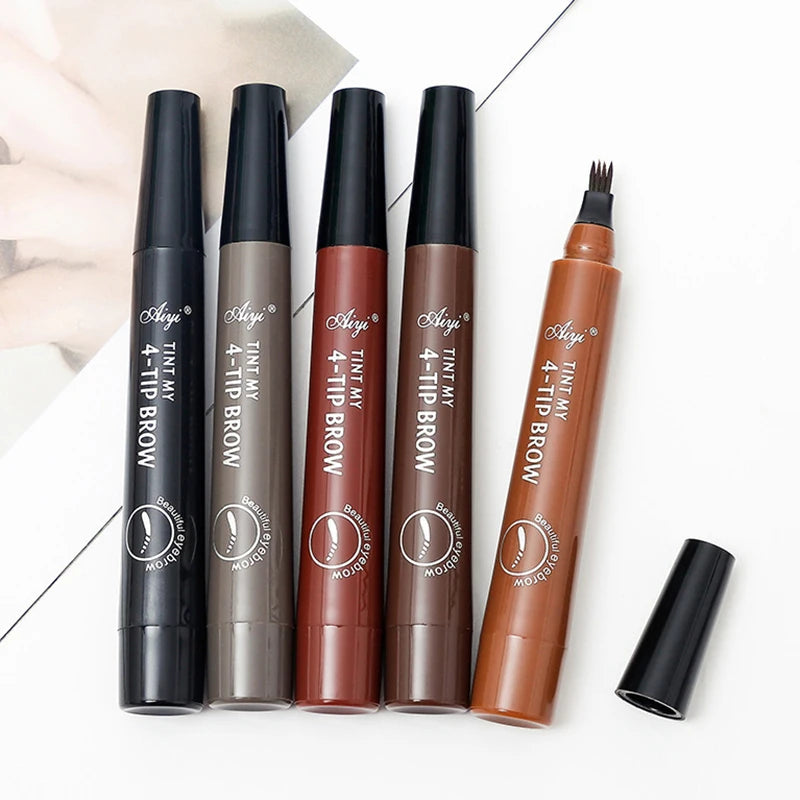 SharpLine Brow™ 4 Punt Wenkbrauwpotlood Waterproof Vloeibaar (1+2 GRATIS!)