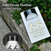 SolarGlow Numbers™ - Aangepast huisnummer buiten Led Solar