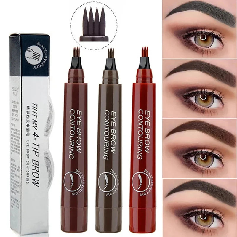 SharpLine Brow™ 4 Punt Wenkbrauwpotlood Waterproof Vloeibaar (1+2 GRATIS!)