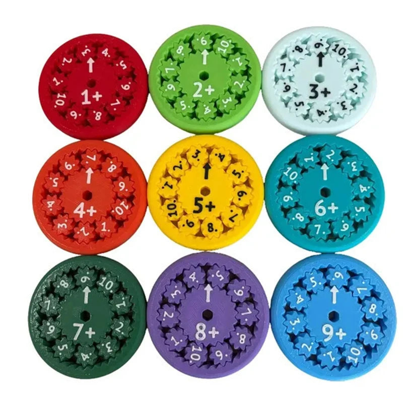 MathSpin™ Fidget Tools - Learn, Spin, Stroke: Fun educational toys for focused minds!