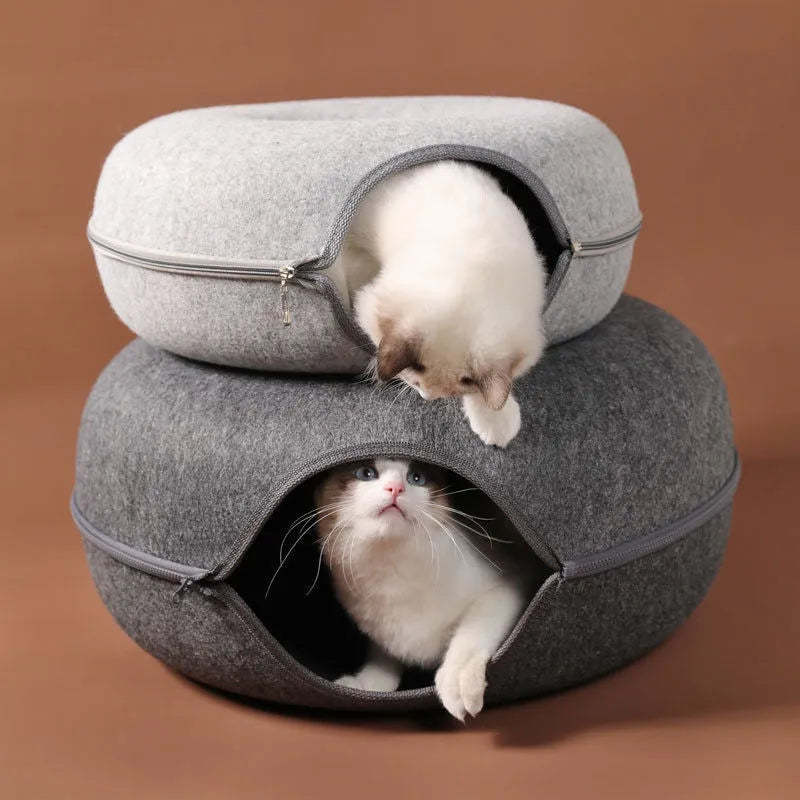 Cuddle Halo™ - The donut cat bed