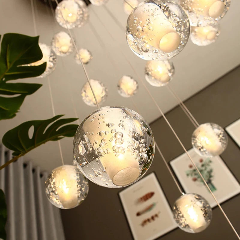 LumiCrystal™ Chandelier - Illuminate with Elegance: Sparkling LED Brightness for Your Ceiling