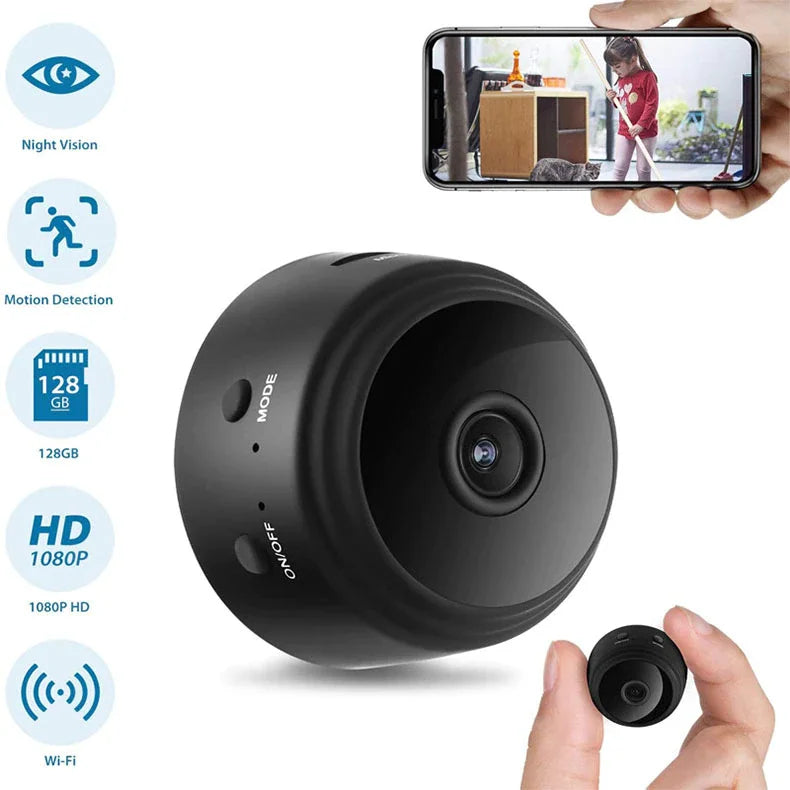 MiniWatch™ Wifi Camera - Capture everything in crystal clear detail: Compact, discreet and high definition