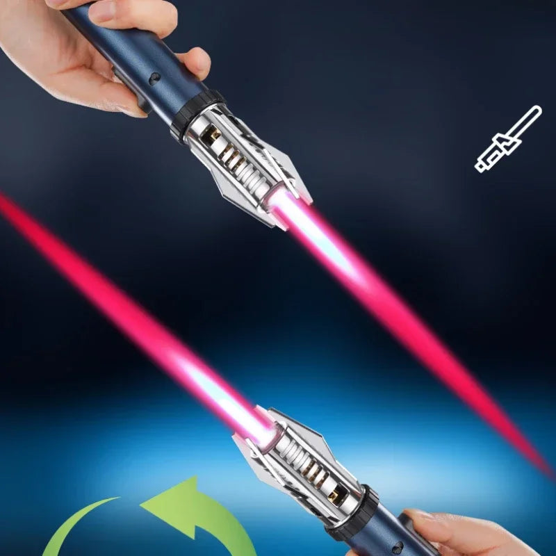 GalaxyFlame™ Lightsaber Lighter - Light with style: 360° butane brilliance.