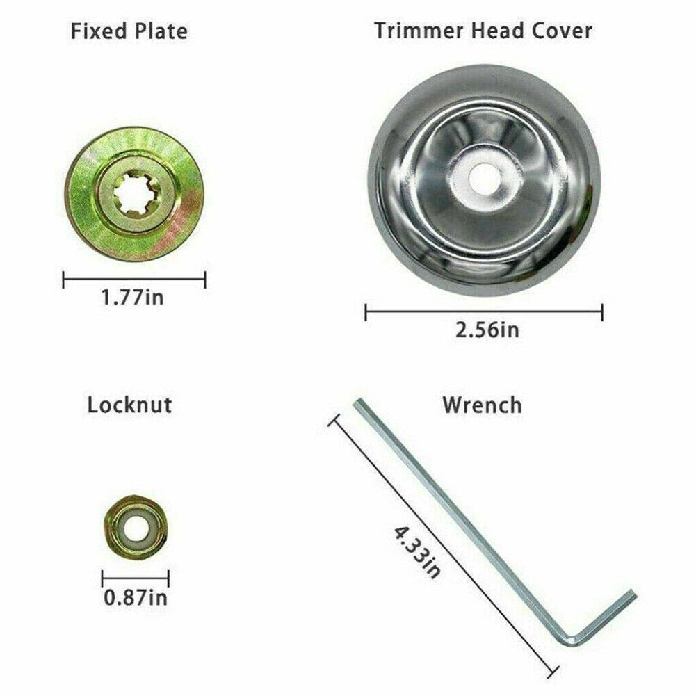 8pcs Nut Fixing Kit For Strimmer Brushcutter Replacement Metal Gearbox Blade Accessories For Lawn Mower Trimmer Brush Cutter