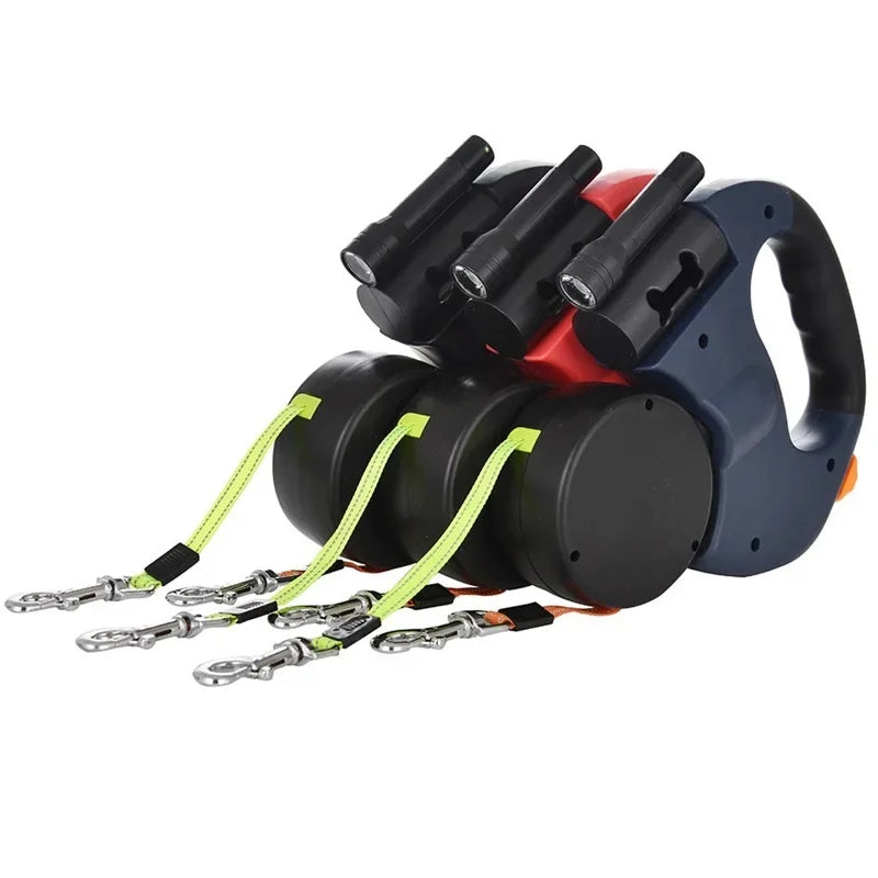 PawTrek™ Dual Leash - Walk with Ease: Tangle-free control for two dogs