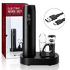 Cork Craft™ - Rechargeable Electric Wine Opener Set