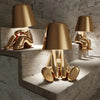 GoldenGlow™ Table Lamp - Italian Elegance: Illuminate with charm and refinement 