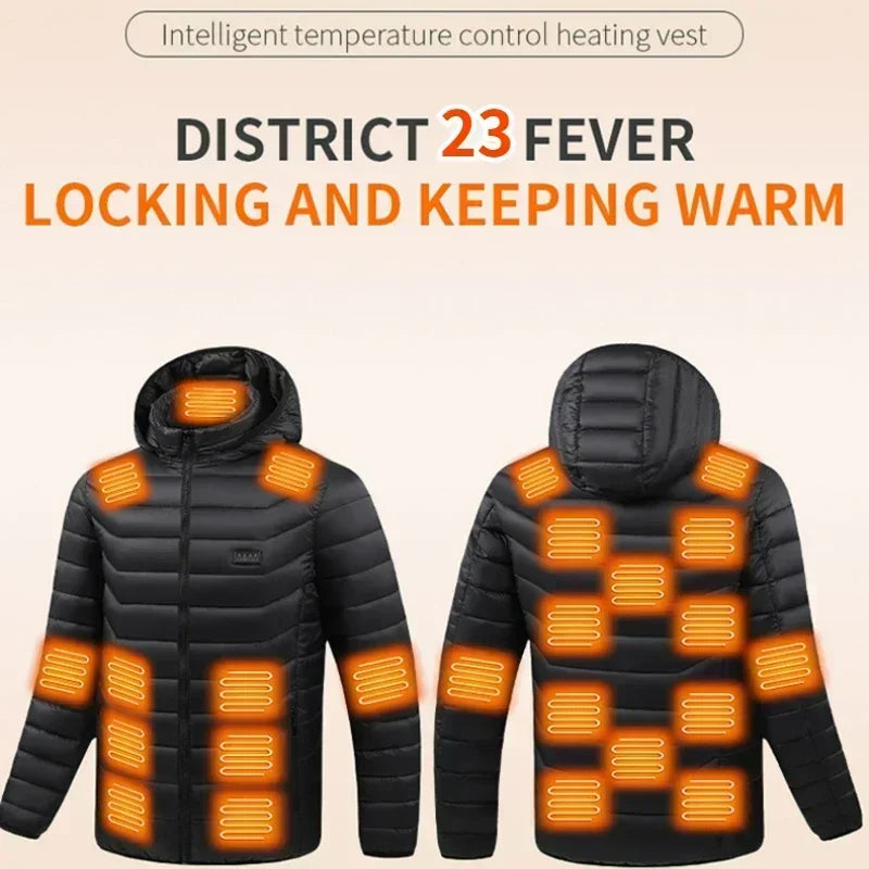 ThermaCoat™ - Heated Jacket Men &amp; Women Winter USB Electric Smart Self-heating 