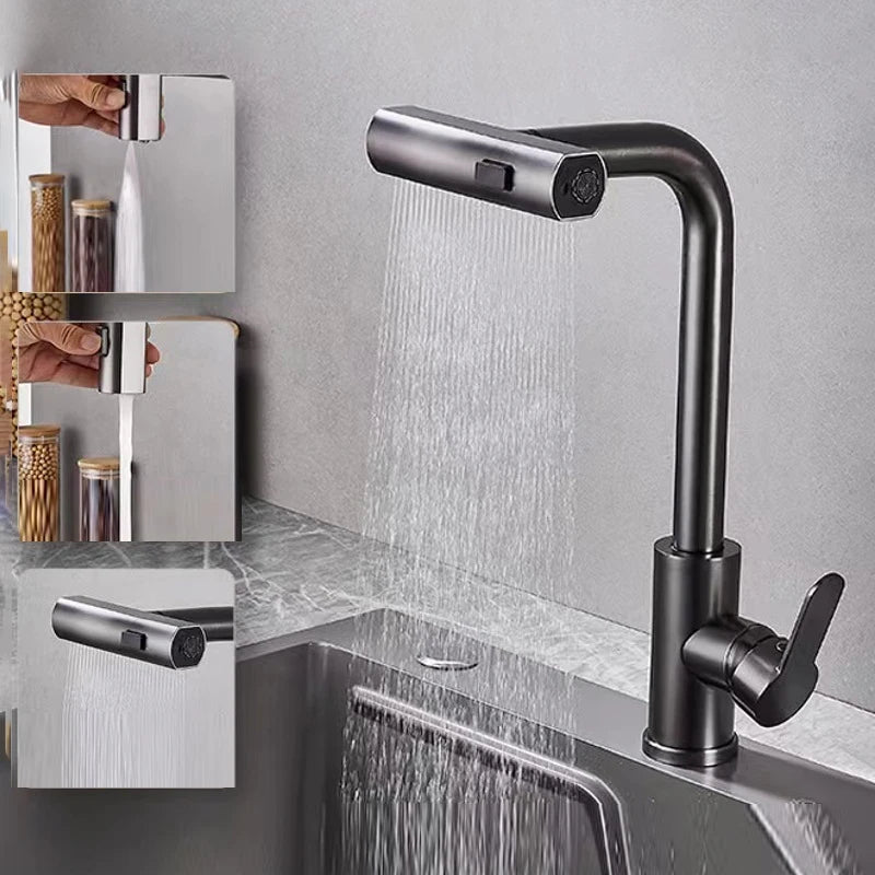 AquaFlex™ faucet - Effortless operation: Perfect mix of hot and cold water.