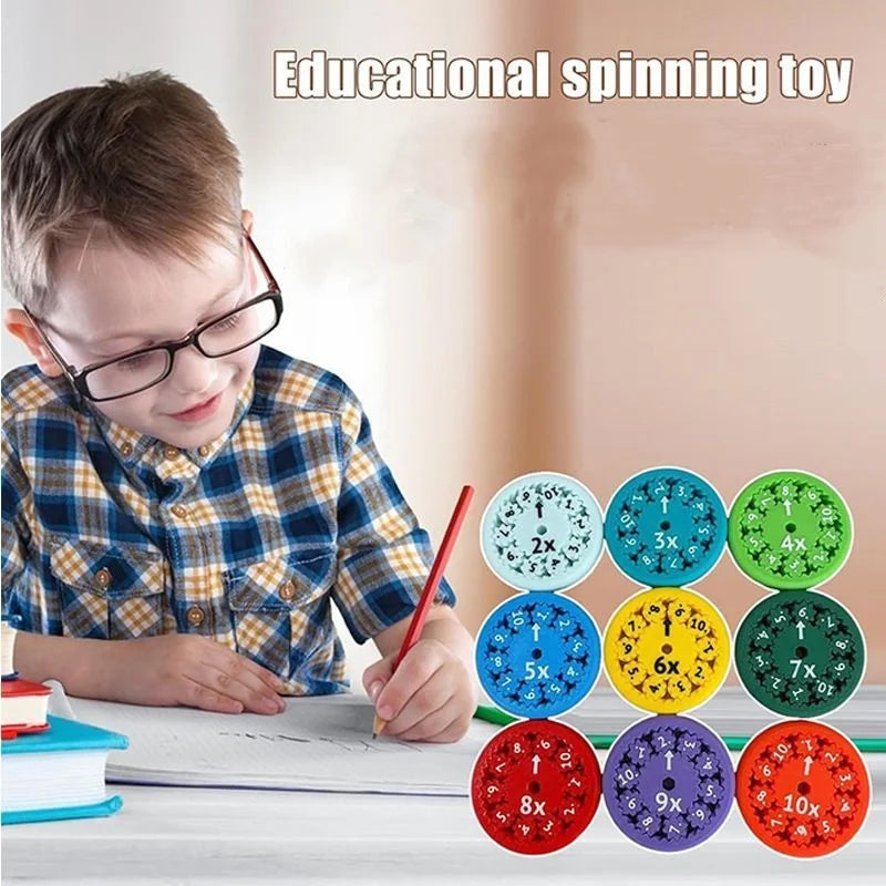 MathSpin™ Fidget Tools - Learn, Spin, Stroke: Fun educational toys for focused minds!