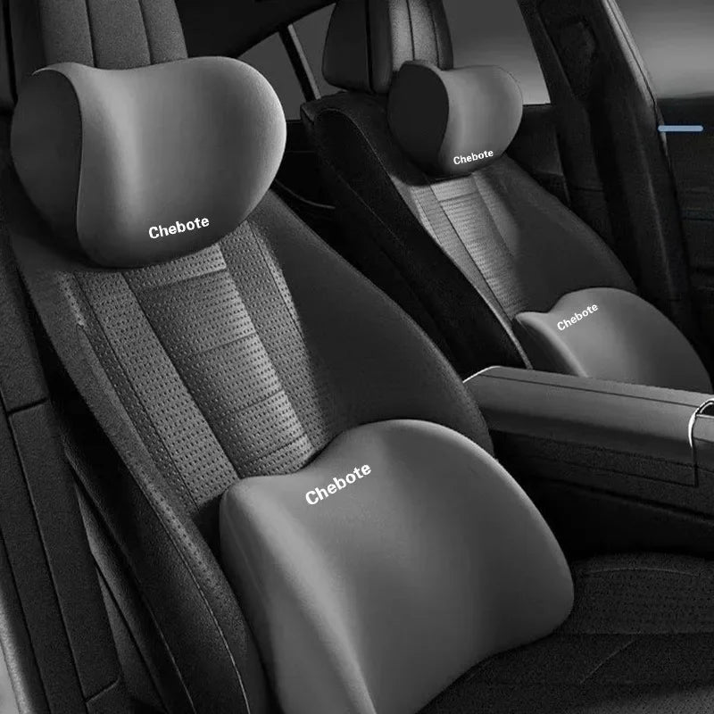 ComfortCruise™ Car Cushion - Support your car journey: Ergonomic relief for the lumbar and neck