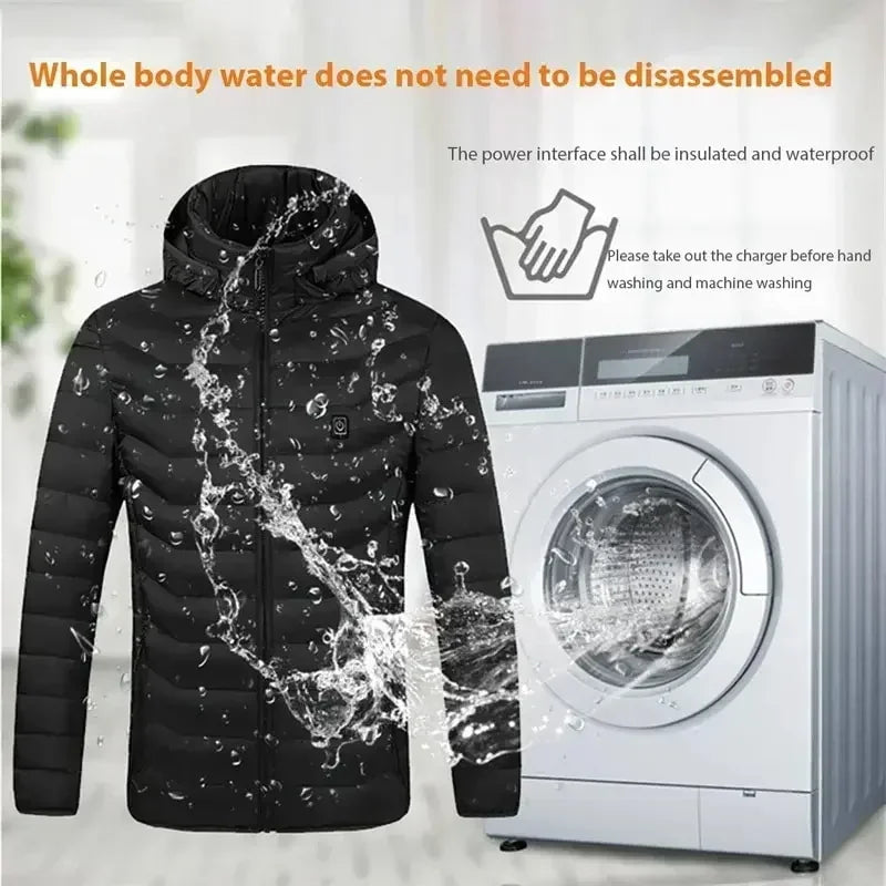 ThermaCoat™ - Heated Jacket Men &amp; Women Winter USB Electric Smart Self-heating 