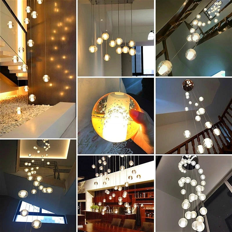 LumiCrystal™ Chandelier - Illuminate with Elegance: Sparkling LED Brightness for Your Ceiling