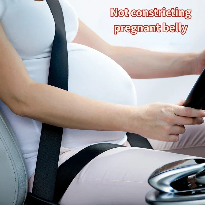 PregniBelt™ - Pregnancy Belt Universal 1.6m Length Bump Belt Car Seat Belt Adapter for Pregnant Women 