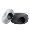 CatNap Cavern™ Donut Cat Bed, Interactive Tunnel for Cats & Kittens 