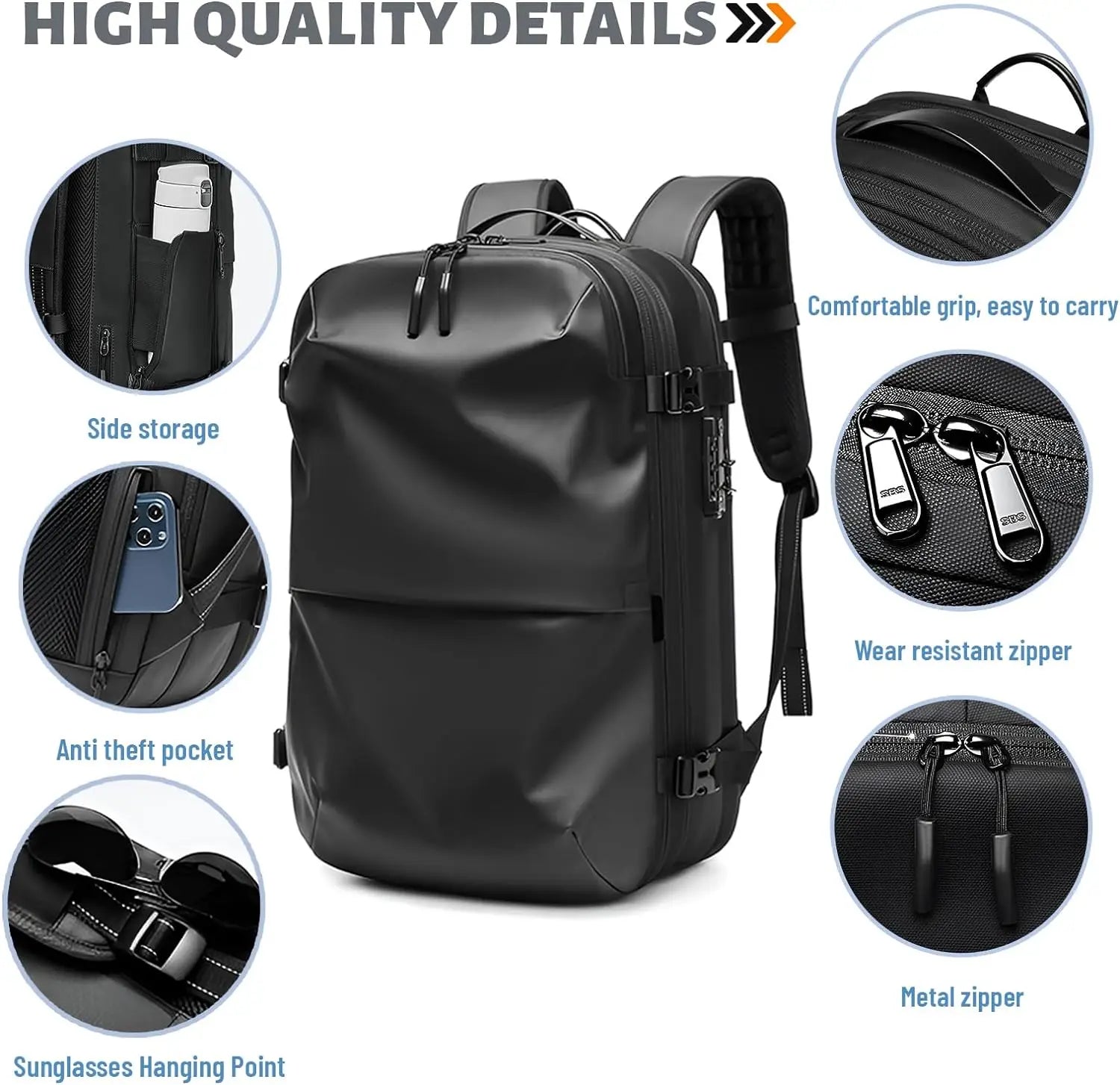 KompressGo™ - Travel backpack airbag vacuum compression waterproof large capacity 