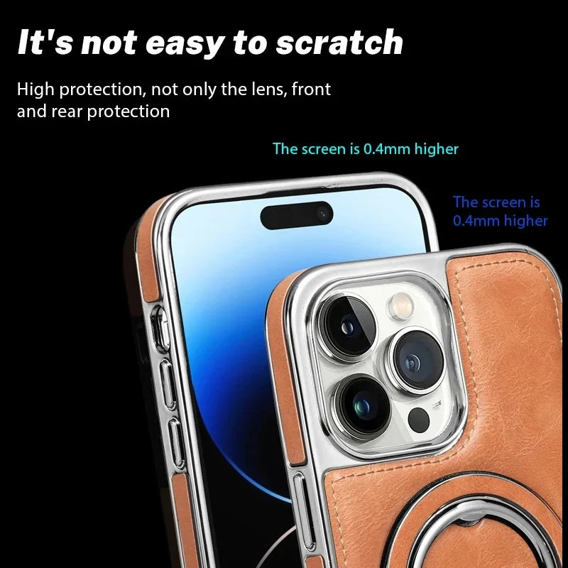 LuxGuard™ Leather Case - Elevate your style: Premium protection with timeless elegance