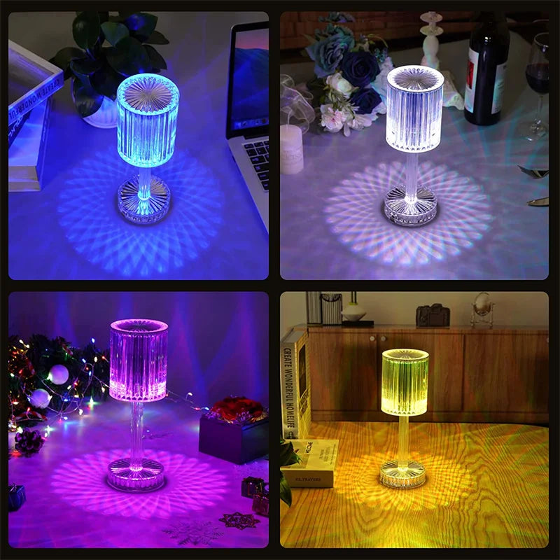 CrystalLux™ LED Lamp - Verlicht met schittering: Elegantie en sprankeling voor je ruimte!