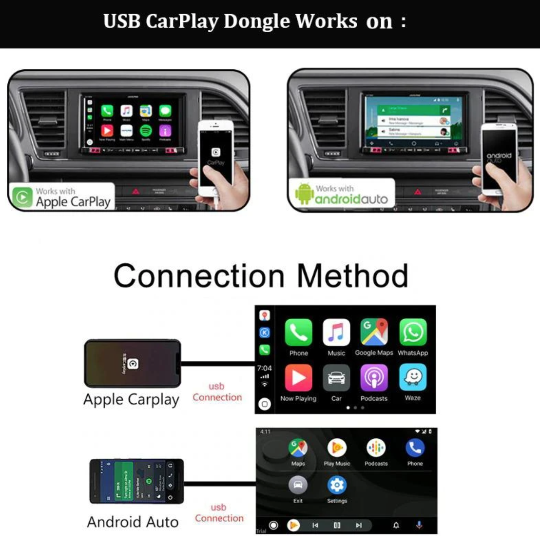 SmartSync™ - Carplay &amp; Android Auto Adapter