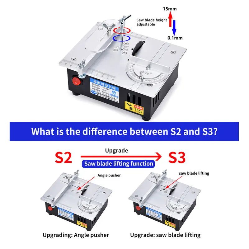 PrecisionCut™ Tischsägen – Power für Ihre Werkstatt: Schneiden mit Präzision und Kraft!