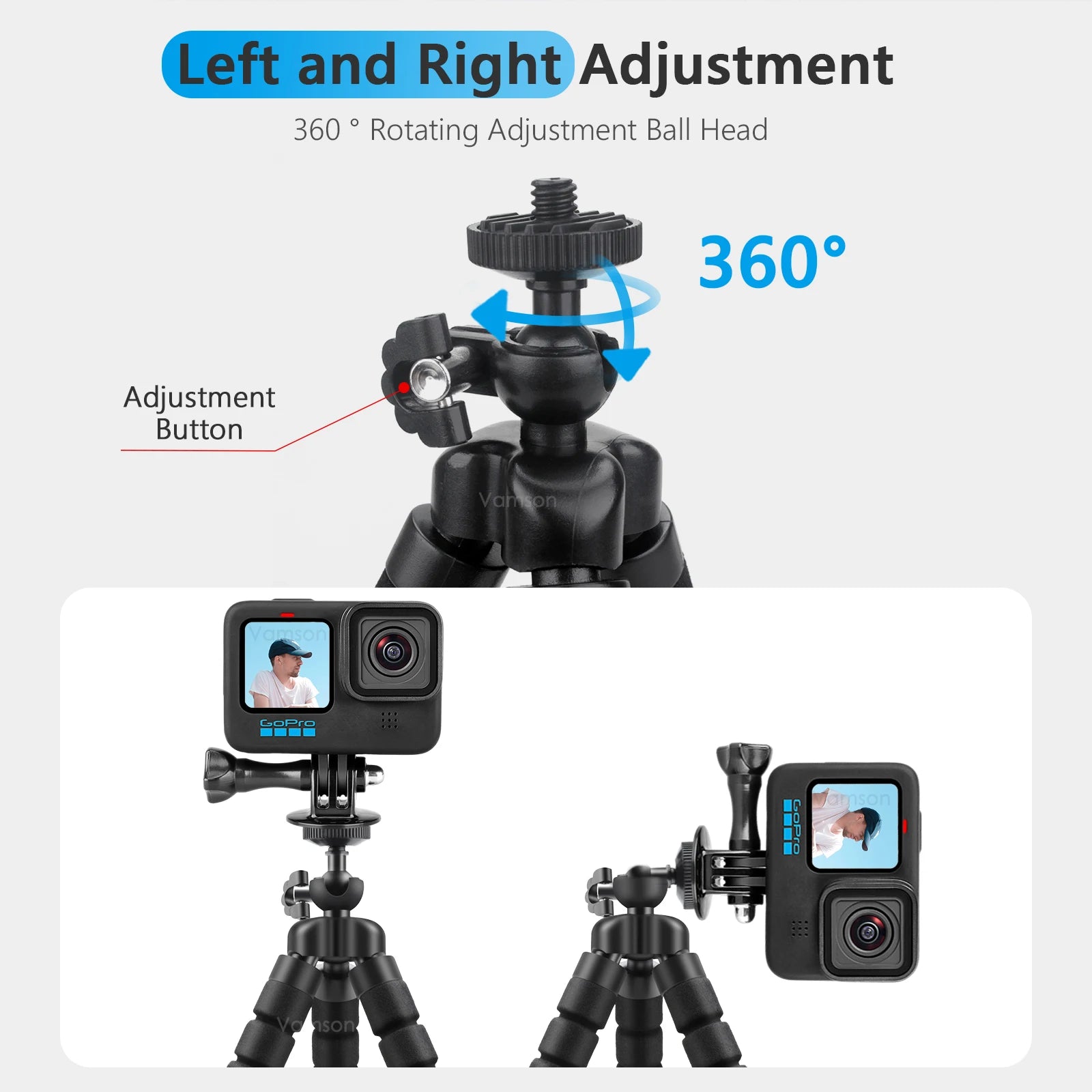 FlexiGrip™ Mini Tripod - Capture photos with ease: Versatile, flexible and compact support