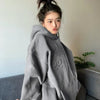 UrbanWool™ Hoodie for Women - Baggy Letterprint Long Grunge Loose Hoodies & Sweatshirts for Women