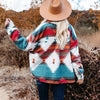 Oversized Aztec Print Jack