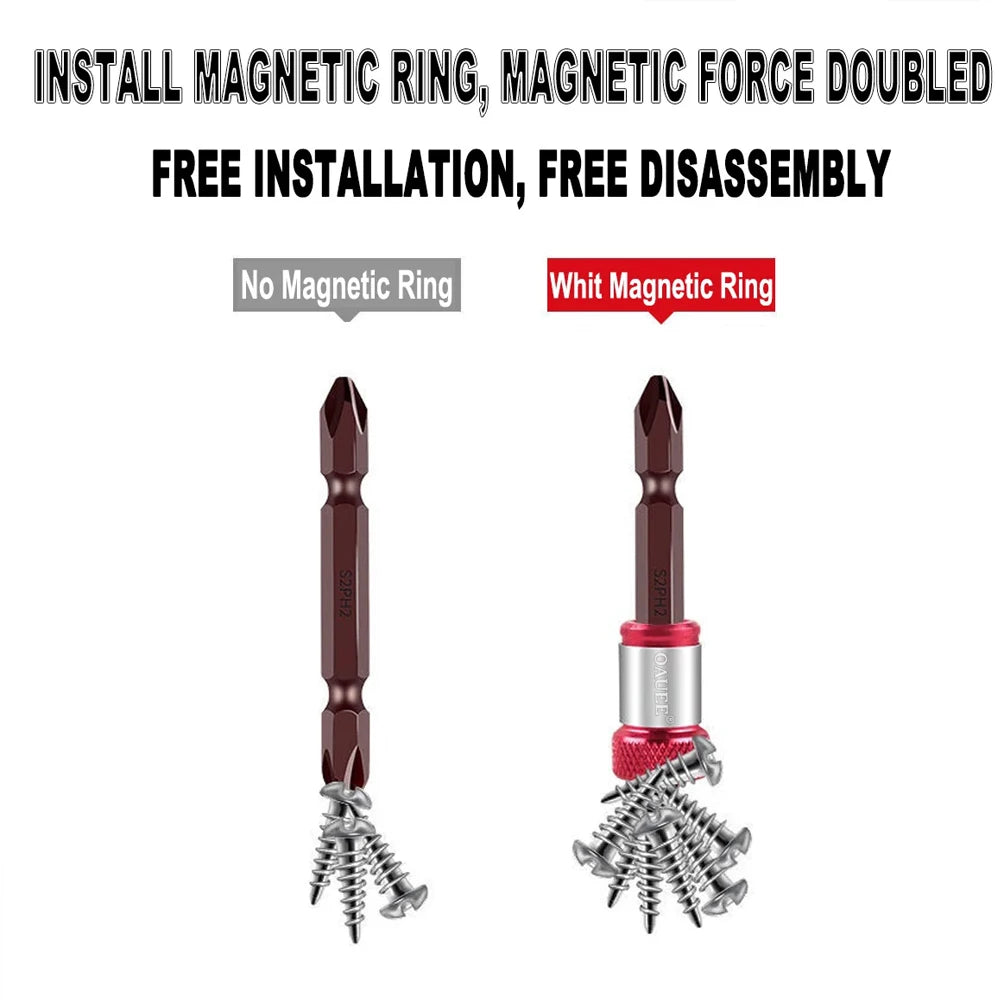 Magnet Fix™ - Afneembare ring magnetische schroevendraaierbit (1+2 Gratis!)