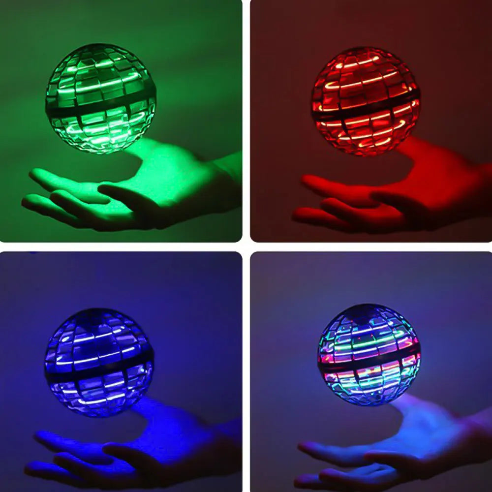 GlideSphere™ Fliegender Bumerangball mit LED-Lichtern 