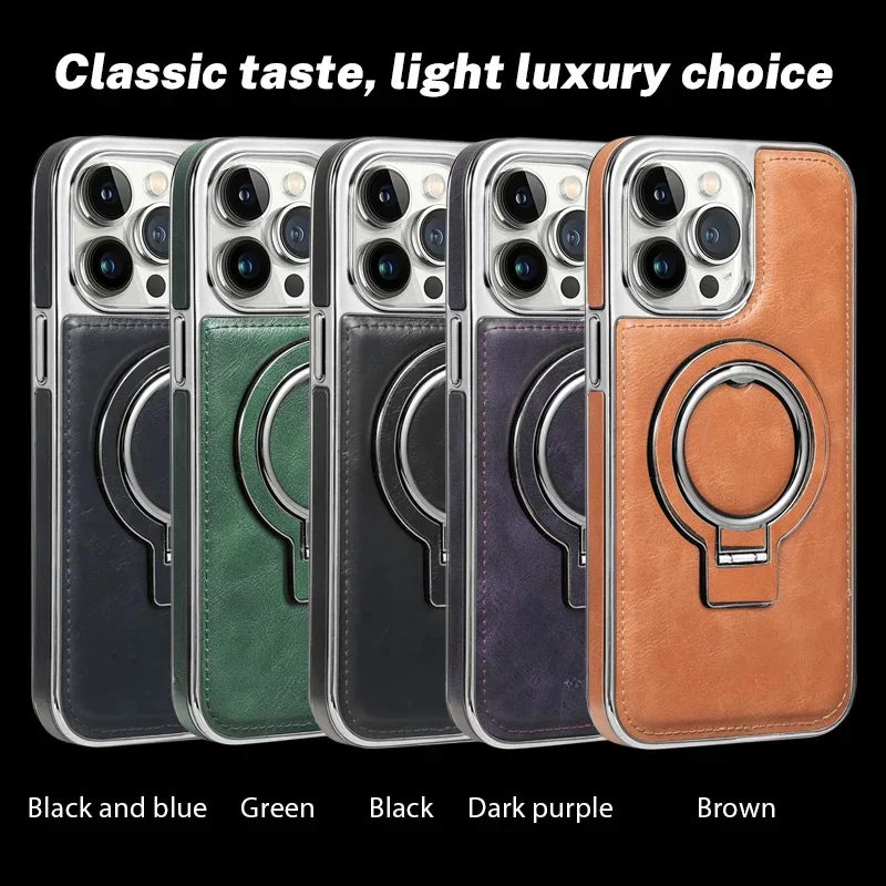 LuxGuard™ Leather Case - Elevate your style: Premium protection with timeless elegance