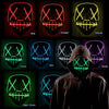 FrightLight™ Mask - LED Light Up Glowing Mask for Halloween, Costume Props, Nightclub Outings