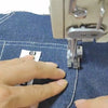 StitchMaster™ Dual Presser Foot - Precision Sewing: Perfect Compensation and Strip Gauge for JUKI and Brother