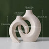 Boreal Bloom Interlock Vase™ - Nordic Ceramic Interlock Vase