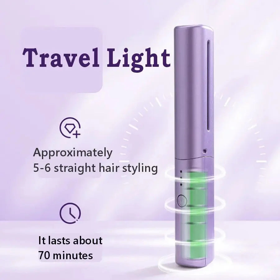 HairPro™ - Cordless Heated Comb for Straight Hair