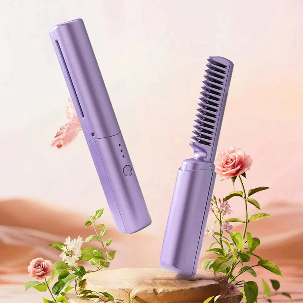 HairPro™ - Cordless Heated Comb for Straight Hair